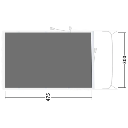 Подложка под палатка Outwell Footprint Denver / Ohio / Colorado 5 Air