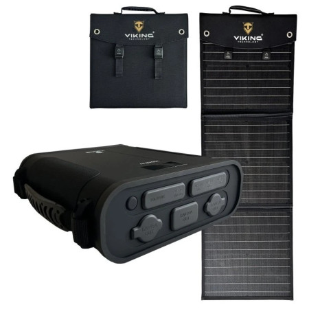 Комплект Viking Technology Портативна батерия Viking VIDAR IV и соларен панел Viking L60 PD