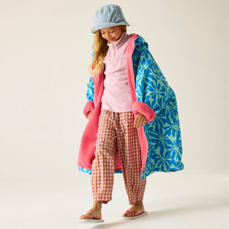 Водоустойчиво палто Regatta Junior Waterproof Changing Robe SBluFlPiLem