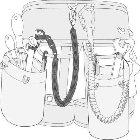 Работна торба Beal Tool Bucket Long 5l