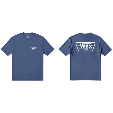 Мъжка тениска Vans Knu Patch SS Tee син True Navy