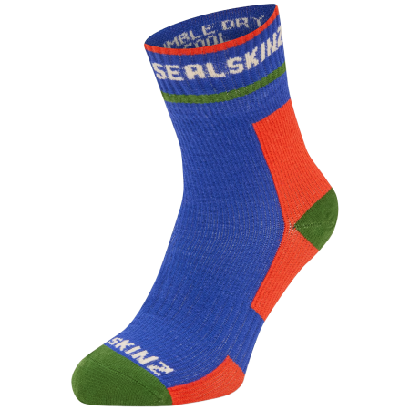 Детски чорапи SealSkinz Berney син Blue