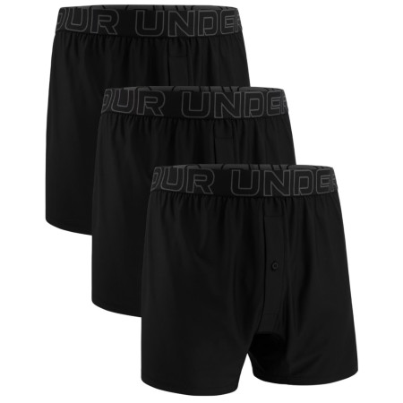 Мъжки боксерки Under Armour Lounge Tech Mesh Boxer - 6 черен black