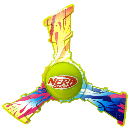 Играчка за куче Nerf Dog Color Grip Tri Flyer 20 cm