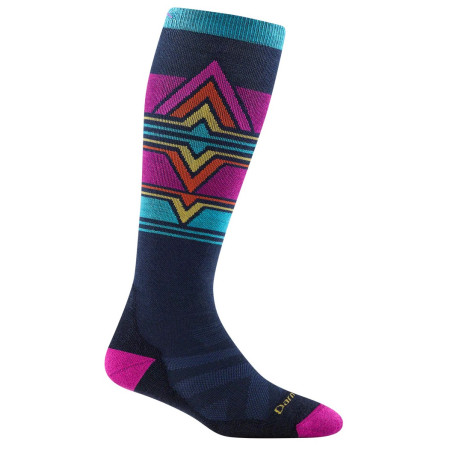 Дамски 3/4 чорапи Darn Tough Echo Otc розов/син eclipse