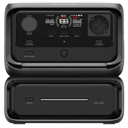 Зарядна станция EcoFlow River 3 Plus - přídavná baterie 300 черен černá