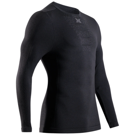 Функционална мъжка тениска X-Bionic Mightywool Shirt Ls черен X BLACK