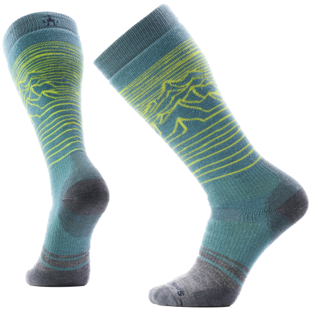Скиорски чопапи Smartwool Snowboard Full Cushion Iguchi OTC Socks зелен Dusty Teal