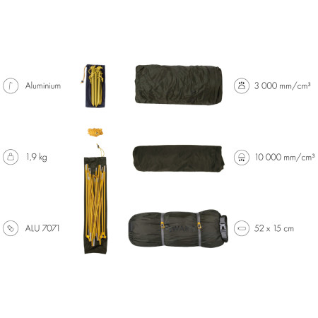 Свръх лека палатка Warg Midi 2