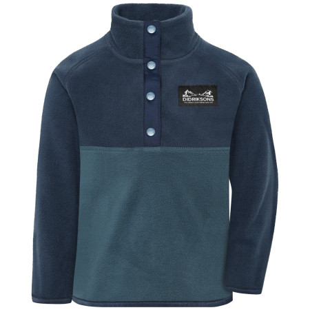 Детски суитшърт Didriksons Monte Kids Half Bu 6 Mountain Blue тюркоазен Mountain Blue