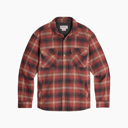 Мъжка риза Royal Robbins M Vista Flannel Shacket червен Spice Grizzly Pld