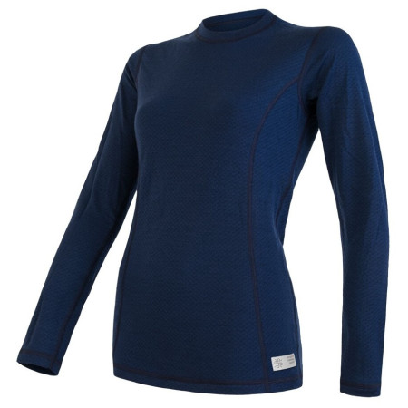 Дамска функционална блуза с дълъг ръкав Sensor Merino DF тъмно син deep blue