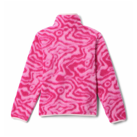 Детски суитшърт Columbia Helvetia™ II Printed Half Snap Fleece Guava pink Topo