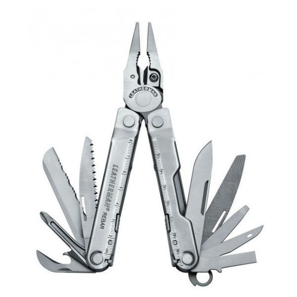 Мултуфункционален инструмент Leatherman Rebar Box сребърен