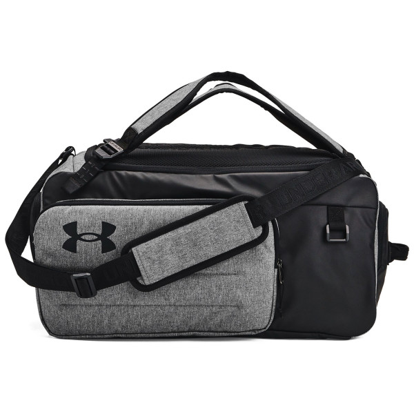 Спортен сак Under Armour Contain Duo MD BP Duffle сив/черен CastlerockMediumHeather/Black/White