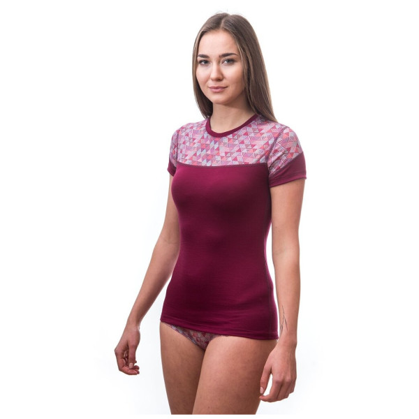 Дамска функционална блуза Sensor Merino Impress (short sleeve)