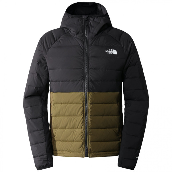 Мъжко яке The North Face M Belleview Stretch Down Hoodie черен/зелен