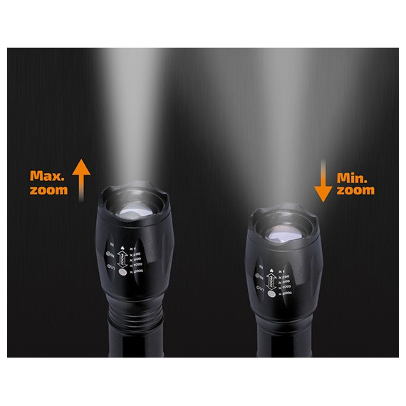 Акумулаторен фенер Solight LED Rechargeable Torch