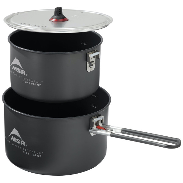 Комплект прибори MSR Ceramic 2-Pot Set черен