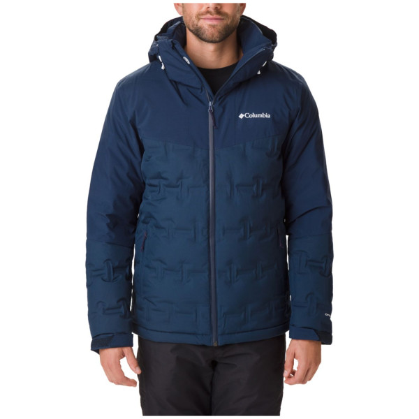 Мъжко яке Columbia Wild Card Down Jacket син/червен CollegiateNavy