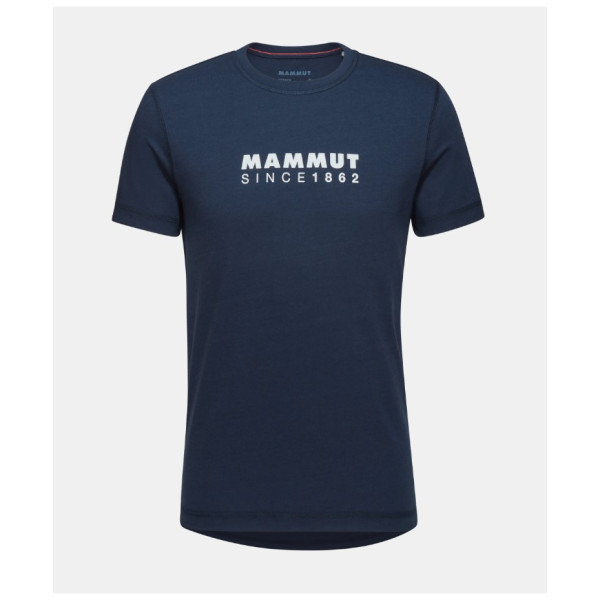 Мъжка тениска Mammut Core T-Shirt Men Logo 2023 тъмно син marine5118