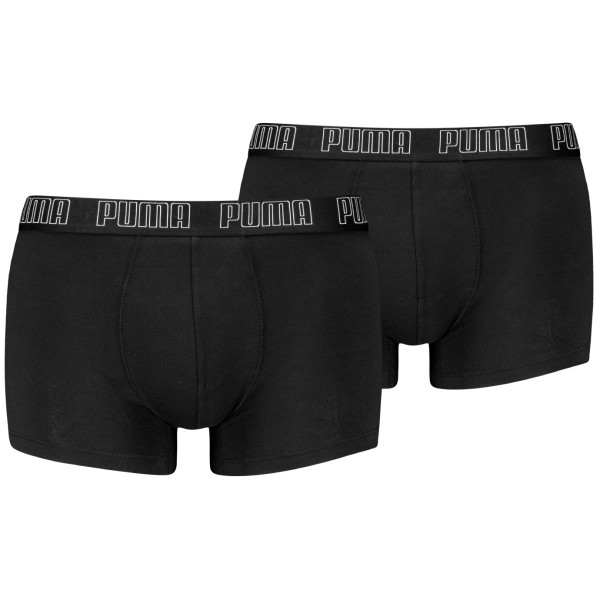 Мъжки боксерки Puma Everyday Trunk 2P черен Black