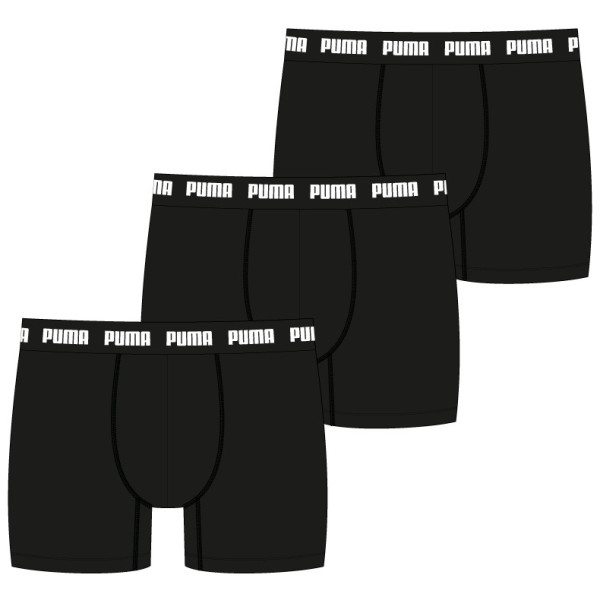 Мъжки боксерки Puma Everyday Boxers 3P черен Black