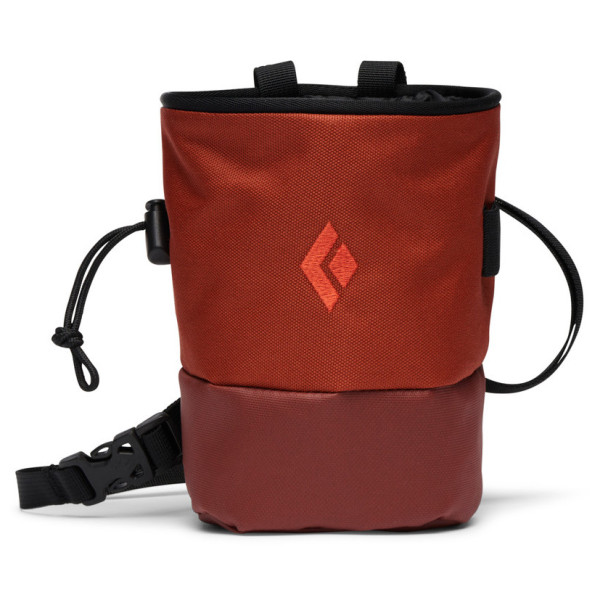 Плик за магнезий Black Diamond Mojo Zip Chalk Bag M/L кафяв Burnt Sienna (6044)