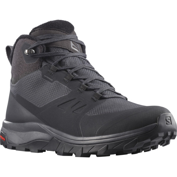 Дамски зимни ботуши Salomon Outsnap Climasalomon™ Waterproof черен Black