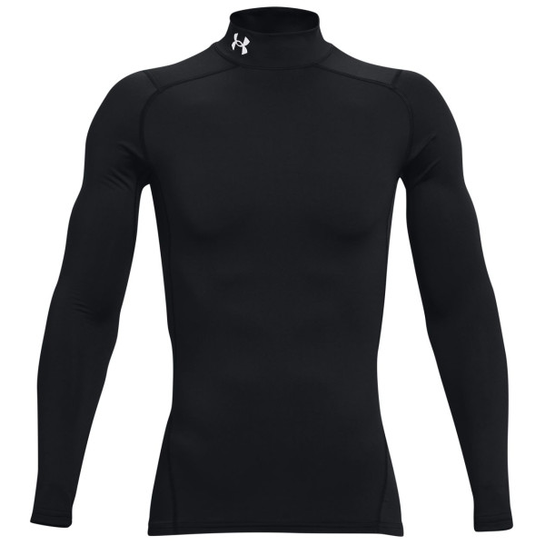 Мъжка тениска Under Armour CG Armour Comp Mock черен Black//White