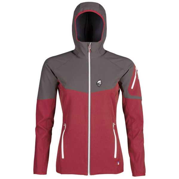 Дамско яко High Point Atom Lady Hoody Jacket червен BrickRed/IronGate