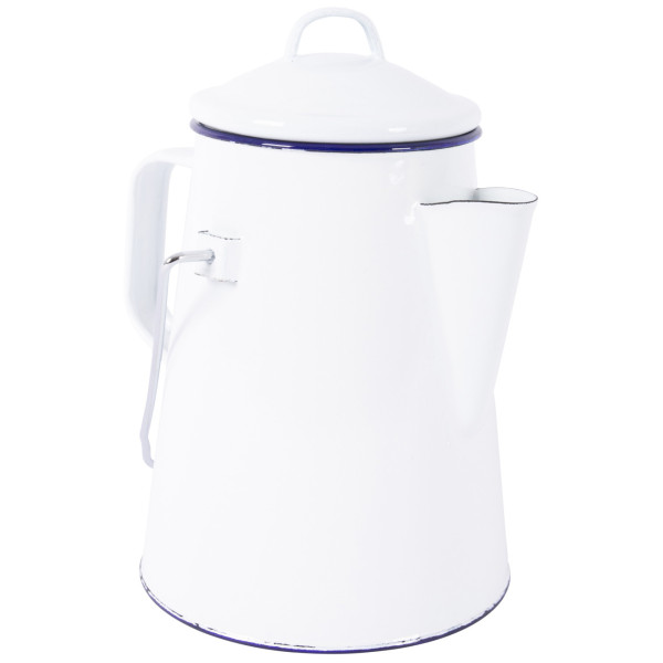 Кана Bo-Camp Tea kettel enamel бял/син white/blue