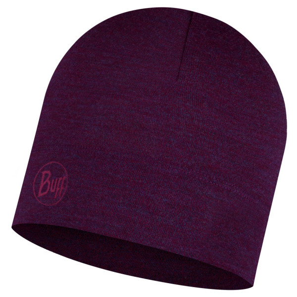 Шапка Buff MW Merino Wool Hat лилав PurplishMelange