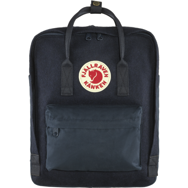 Раница Fjällräven Kånken Re-Wool тъмно син Nightish