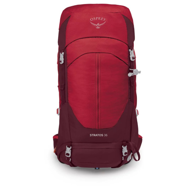 Туристическа раница Osprey Stratos 36 червен poinsettia red