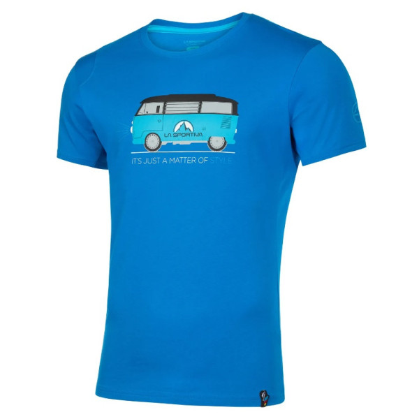 Мъжка тениска La Sportiva Van T-Shirt M 2024 син/светлосин Electric Blue