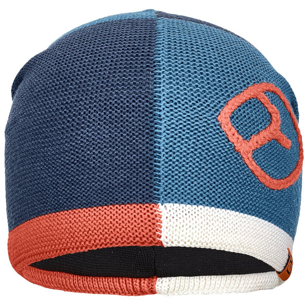 Шапка Ortovox Patchwork Beanie син NightBlue