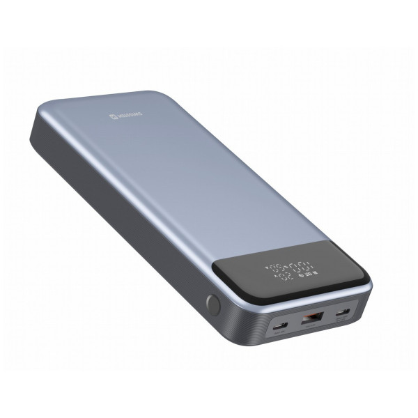 Външно зарядно устройство Swissten POWER BANK 30000 mAh черен/сребърен