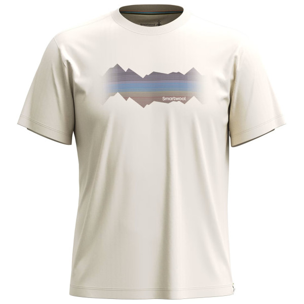 Тениска Smartwool Mountain Horizon Short Sleeve Graphic T бежов almond