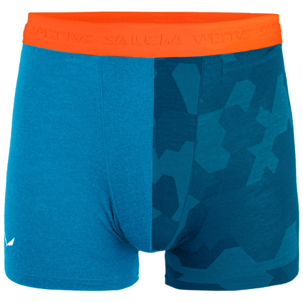 Мъжки функционални боксерки Salewa Cristallo Warm Amr M Boxer. син CloisonneBlue