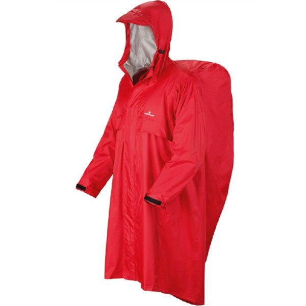 Дъждобран Ferrino Trekker S/M червен red