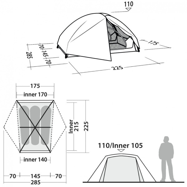 Туристическа палатка Robens Seeker 3