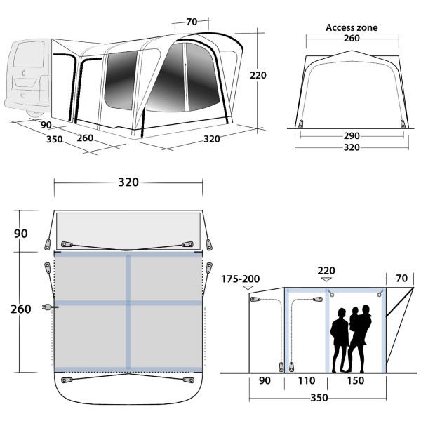 Форселт Outwell Parkville 260SA