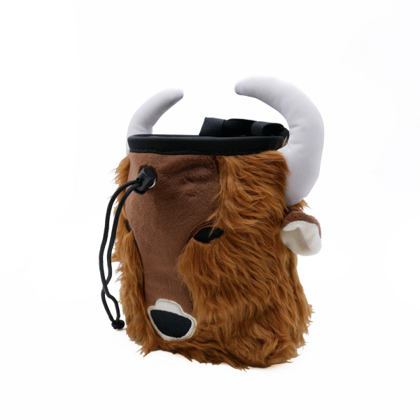 Плик за магнезий YY VERTICAL Chalk Bag Animals кафяв