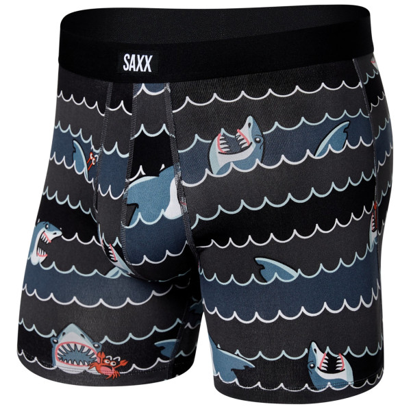 Боксерки Saxx Daytripper Boxer Brief Fly черен/сив