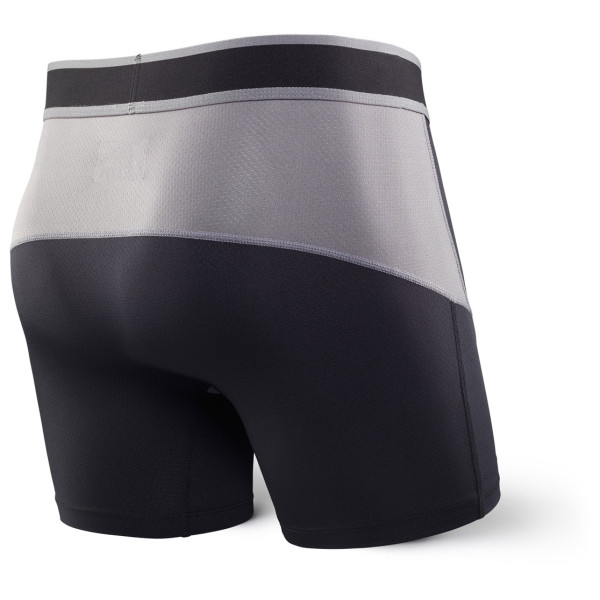 Боксерки Saxx Kinetic Boxer Black/Steel