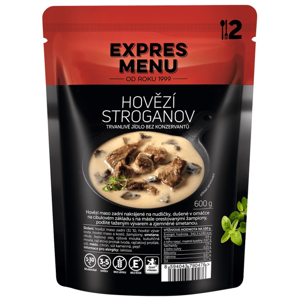 Готова храна Expres menu Говеждо Stroganoff 600 г