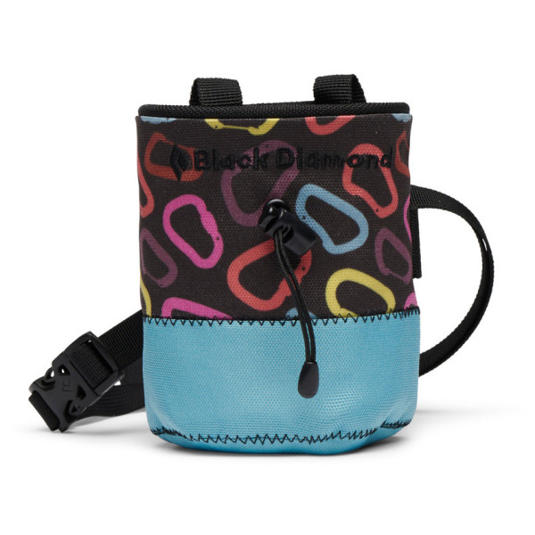 Плик за магнезий Black Diamond Kids Mojo Chalk Bag син/черен Glacier (4072)