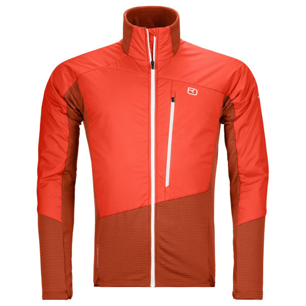 Мъжко яке Ortovox Westalpen Swisswool Hybr Jkt M червен cengia rossa