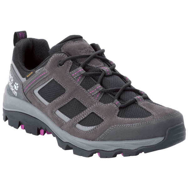 Дамски обувки Jack Wolfskin Vojo 3 Texapore Low W сив-лилав DarkSteel/Purple